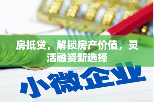 狮子山房抵贷，解锁房产价值，灵活融资新选择