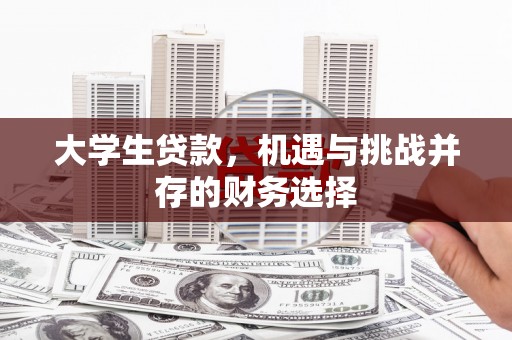 狮子山大学生贷款，机遇与挑战并存的财务选择