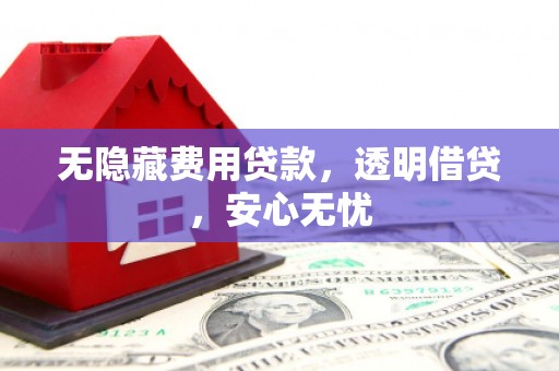 狮子山无隐藏费用贷款，透明借贷，安心无忧