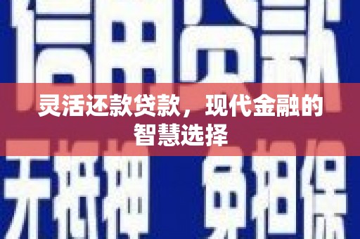 狮子山灵活还款贷款，现代金融的智慧选择