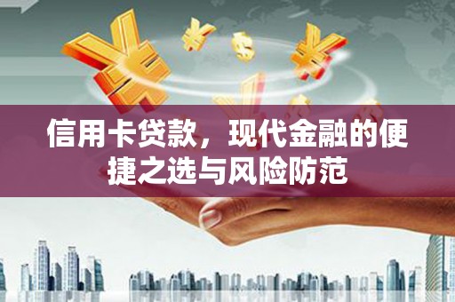 狮子山信用卡贷款，现代金融的便捷之选与风险防范