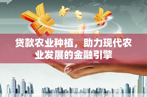 狮子山贷款农业种植，助力现代农业发展的金融引擎