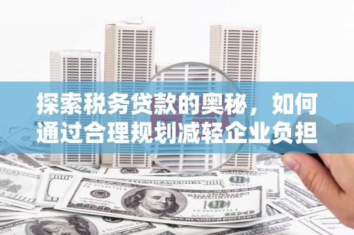 狮子山探索税务贷款的奥秘，如何通过合理规划减轻企业负担