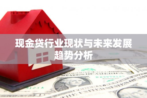 狮子山现金贷行业现状与未来发展趋势分析