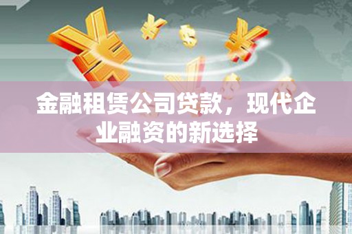狮子山金融租赁公司贷款，现代企业融资的新选择