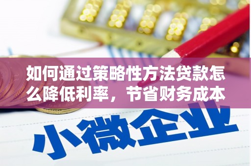 狮子山如何通过策略性方法贷款怎么降低利率，节省财务成本
