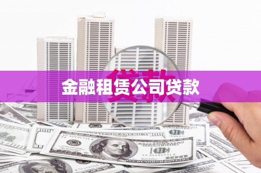 狮子山金融租赁公司贷款