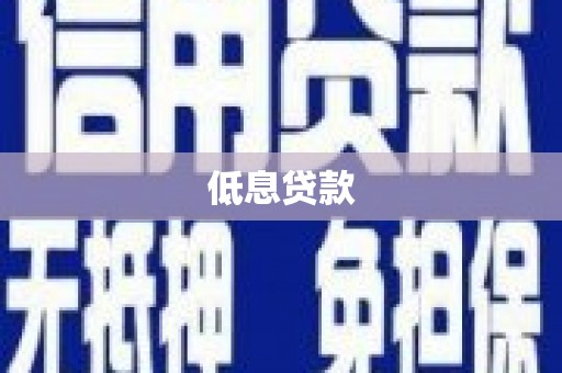 狮子山低息贷款