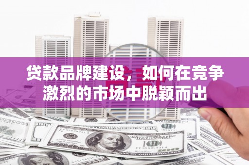 狮子山贷款品牌建设，如何在竞争激烈的市场中脱颖而出