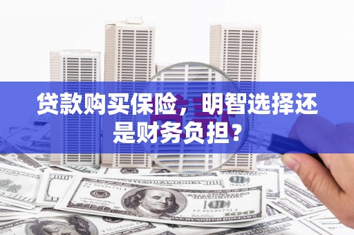 狮子山贷款购买保险，明智选择还是财务负担？