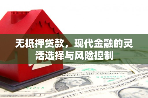 狮子山无抵押贷款，现代金融的灵活选择与风险控制