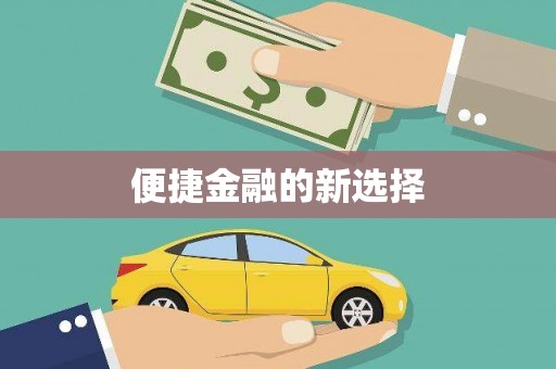 狮子山便捷金融的新选择