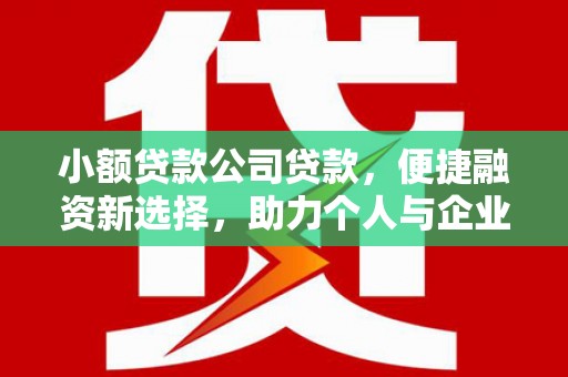 狮子山小额贷款公司贷款，便捷融资新选择，助力个人与企业成长