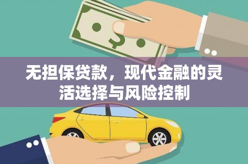狮子山无担保贷款，现代金融的灵活选择与风险控制