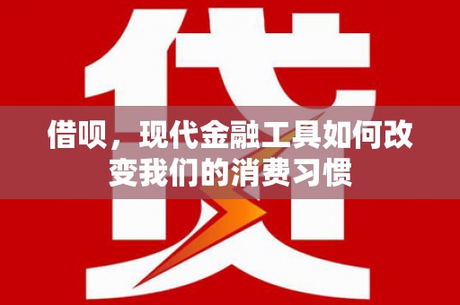狮子山借呗，现代金融工具如何改变我们的消费习惯