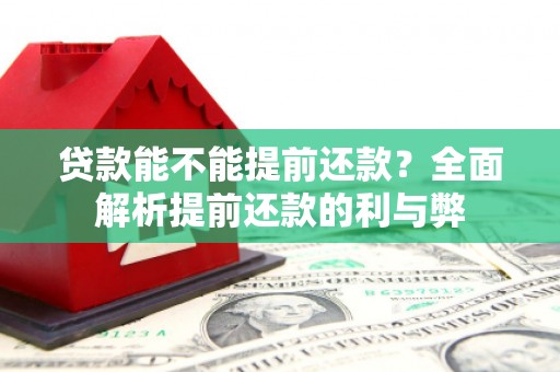 狮子山贷款能不能提前还款？全面解析提前还款的利与弊