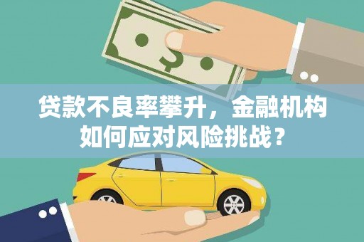 狮子山贷款不良率攀升，金融机构如何应对风险挑战？