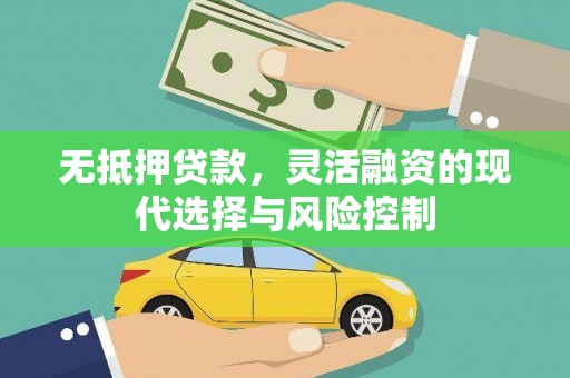 狮子山无抵押贷款，灵活融资的现代选择与风险控制