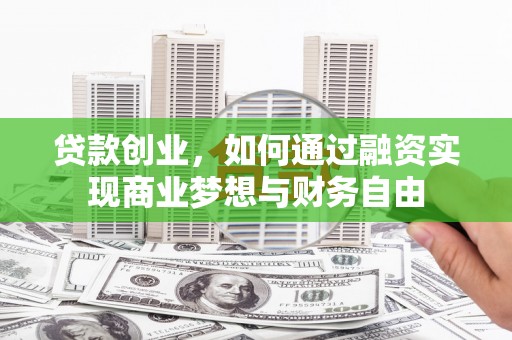 狮子山贷款创业，如何通过融资实现商业梦想与财务自由
