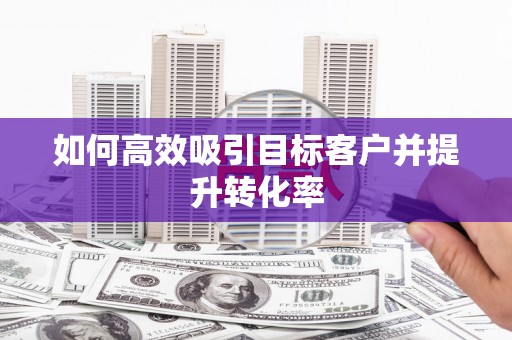 狮子山如何高效吸引目标客户并提升转化率
