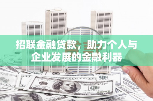 狮子山招联金融贷款，助力个人与企业发展的金融利器