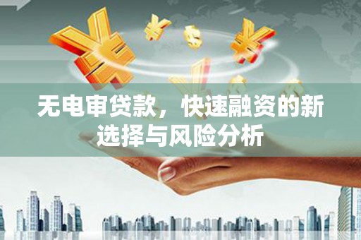 狮子山无电审贷款，快速融资的新选择与风险分析