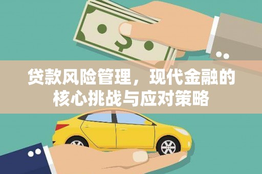 狮子山贷款风险管理，现代金融的核心挑战与应对策略