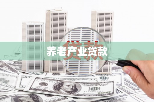 狮子山养老产业贷款