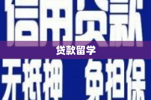 狮子山贷款留学