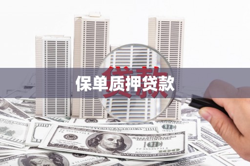 狮子山保单质押贷款