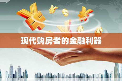 狮子山现代购房者的金融利器