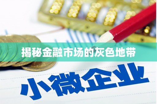 狮子山揭秘金融市场的灰色地带
