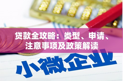 狮子山贷款全攻略：类型、申请、注意事项及政策解读